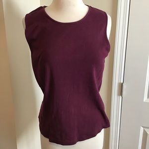 Style & Co. burgundy tank top XL